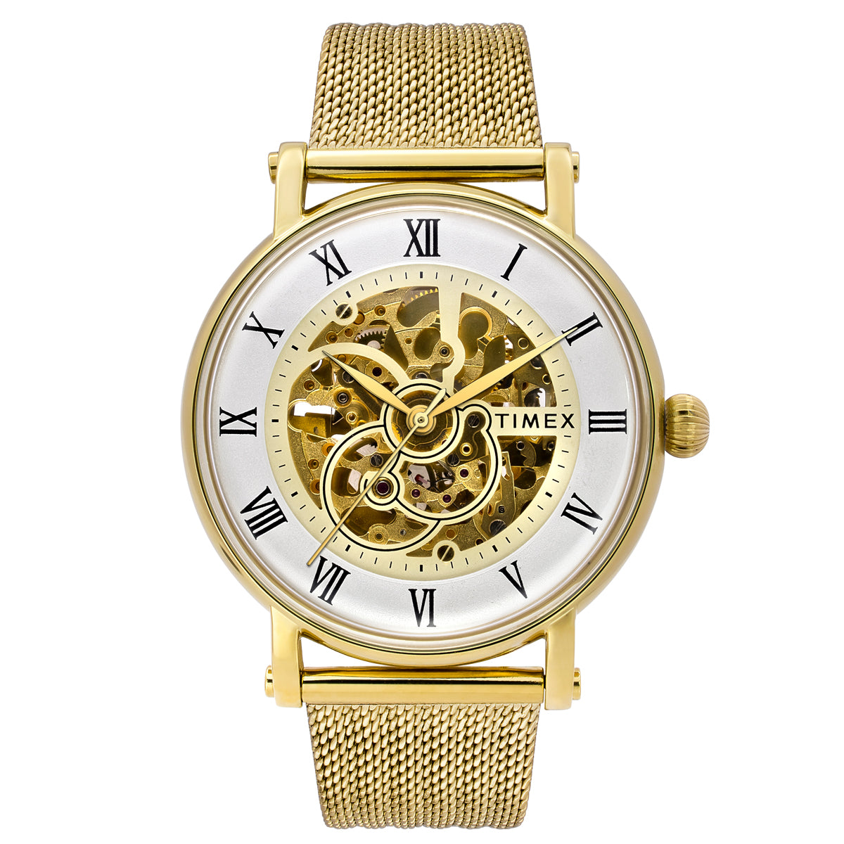 Timex Signio Round 21mm White Dial Automatic Men Watch - TWEG16722 ...