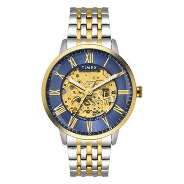Timex Signio Round 21mm Blue Dial Analog Automatic Men Watch - TWEG23505 Watch Timex