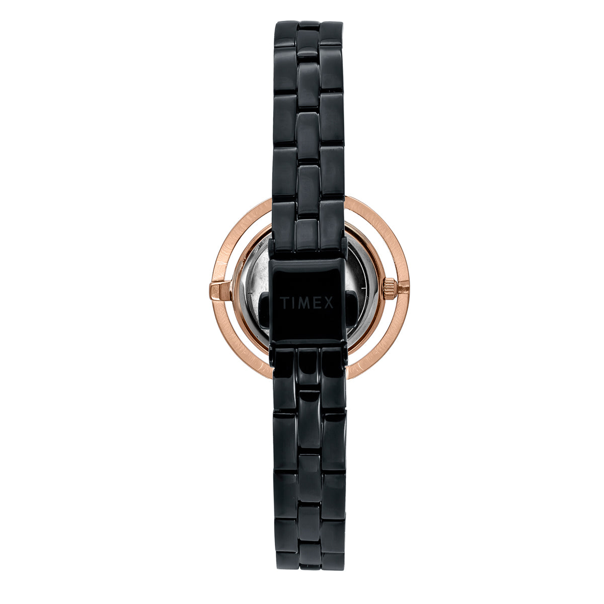 Timex Fria Round 21mm Black Dial Analog Women Watch - TWEL24303