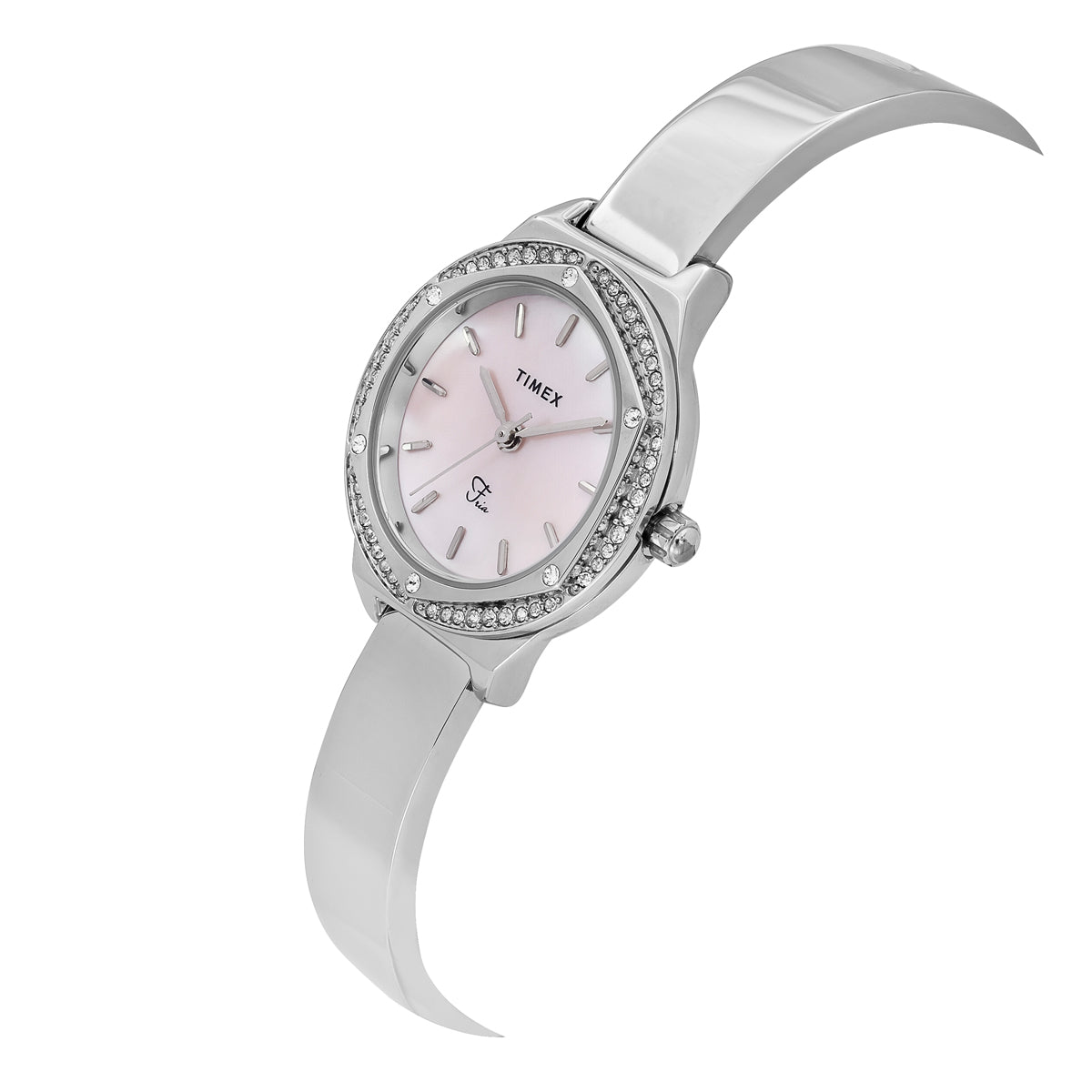 Timex Fria Round 28mm Pink Dial Analog Women Watch - TWEL24200 Watch Timex