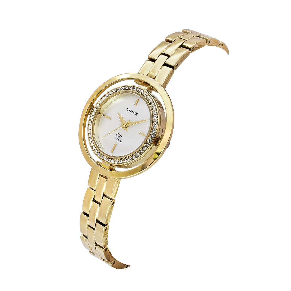 Timex Fria Round 21mm White Dial Analog Women Watch - TWEL24301 Watch Timex