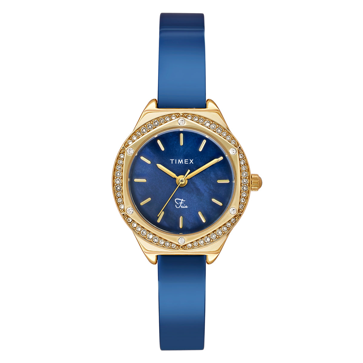 Timex Fria Round 28mm Blue Dial Analog Women Watch - TWEL24203 Watch Timex