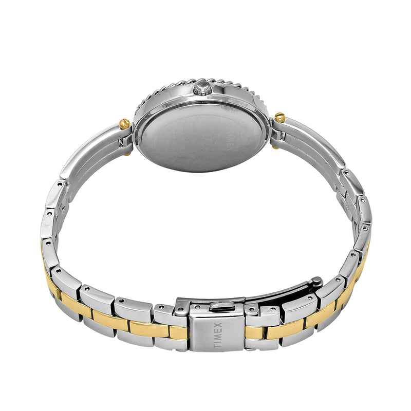 Timex Fria Round 21mm White Dial Analog Women Watch - TWEL24101 Watch Timex