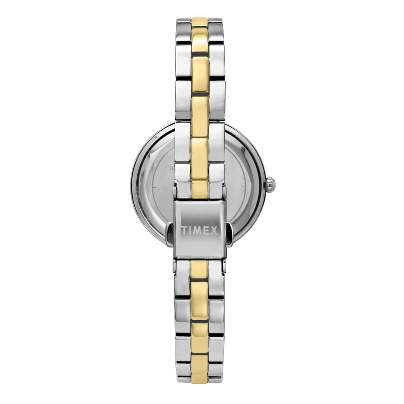 Timex Fria Round 21mm White Dial Analog Women Watch - TWEL24101 Watch Timex