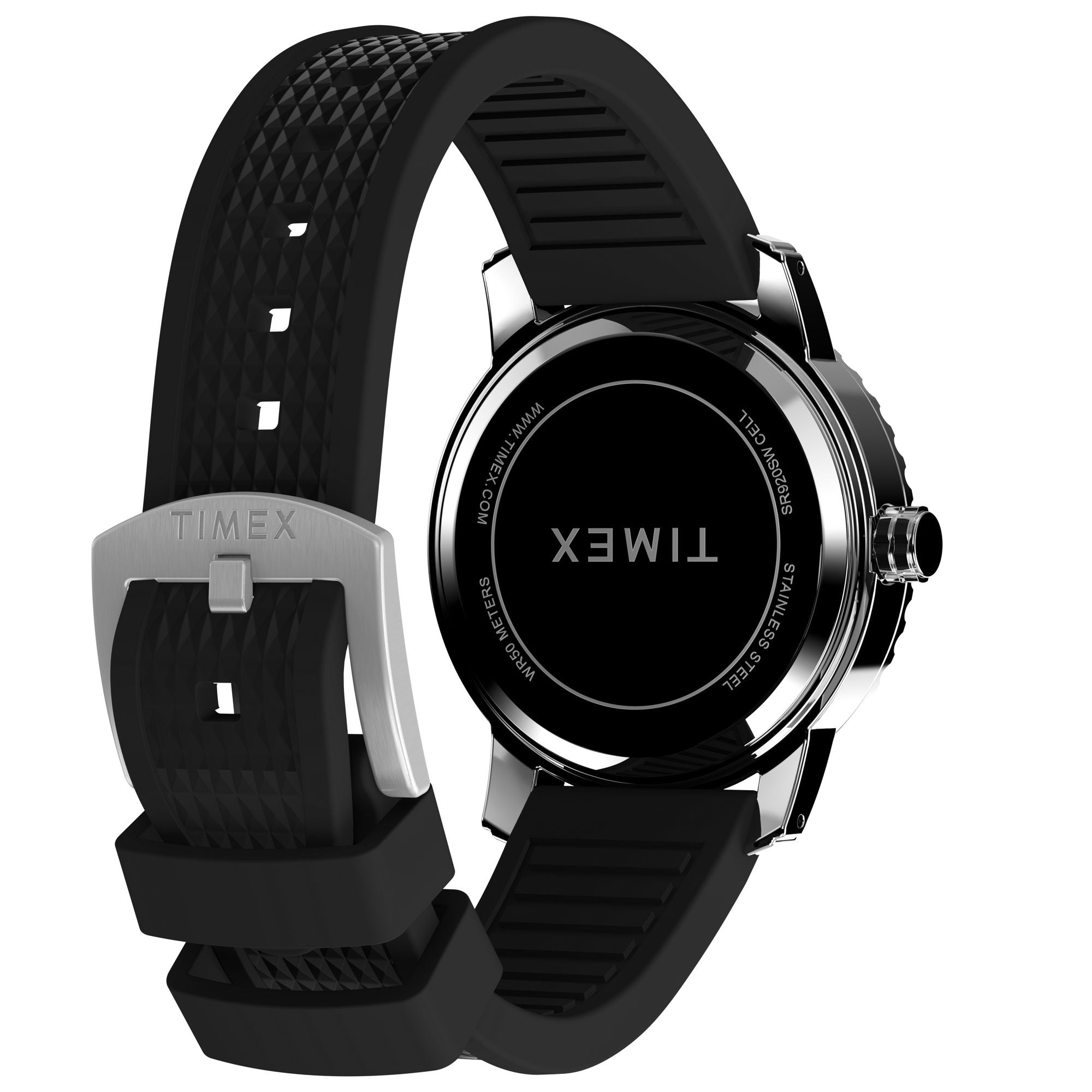 Timex Trend Round 21mm Black Dial Analog Men Watch - TW2W606007I Watch Timex