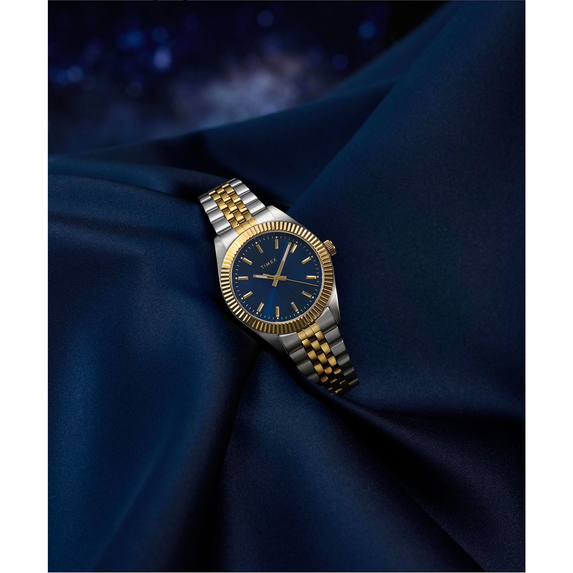 Timex Trend Legacy Blue Round Quartz Women Watch