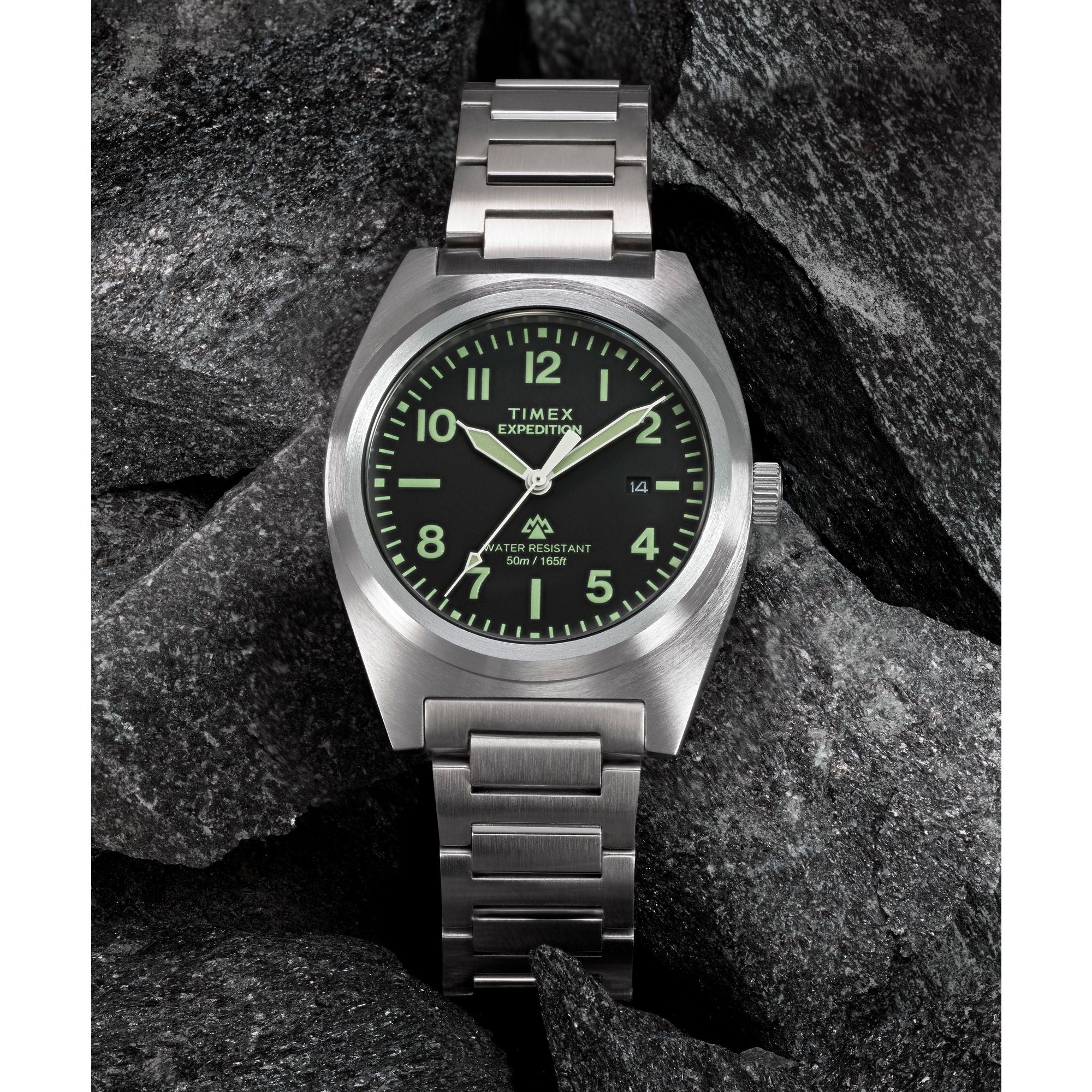Timex Expedition Tonneau 39mm Black Dial Analog Men Watch - TW2Y18300IK