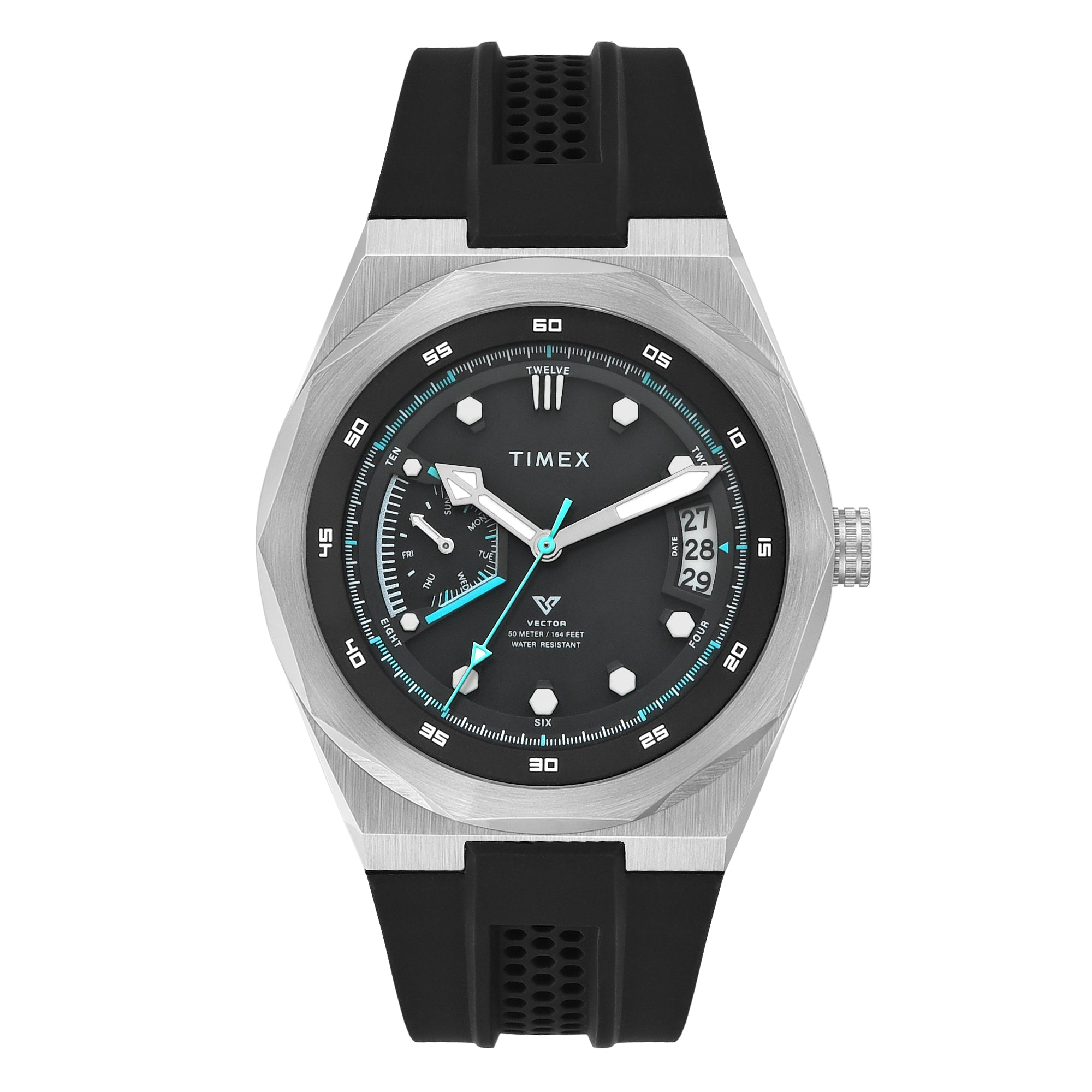 Timex Vector Round 21mm Black Dial Analog Men Watch - TWEG31000 ...