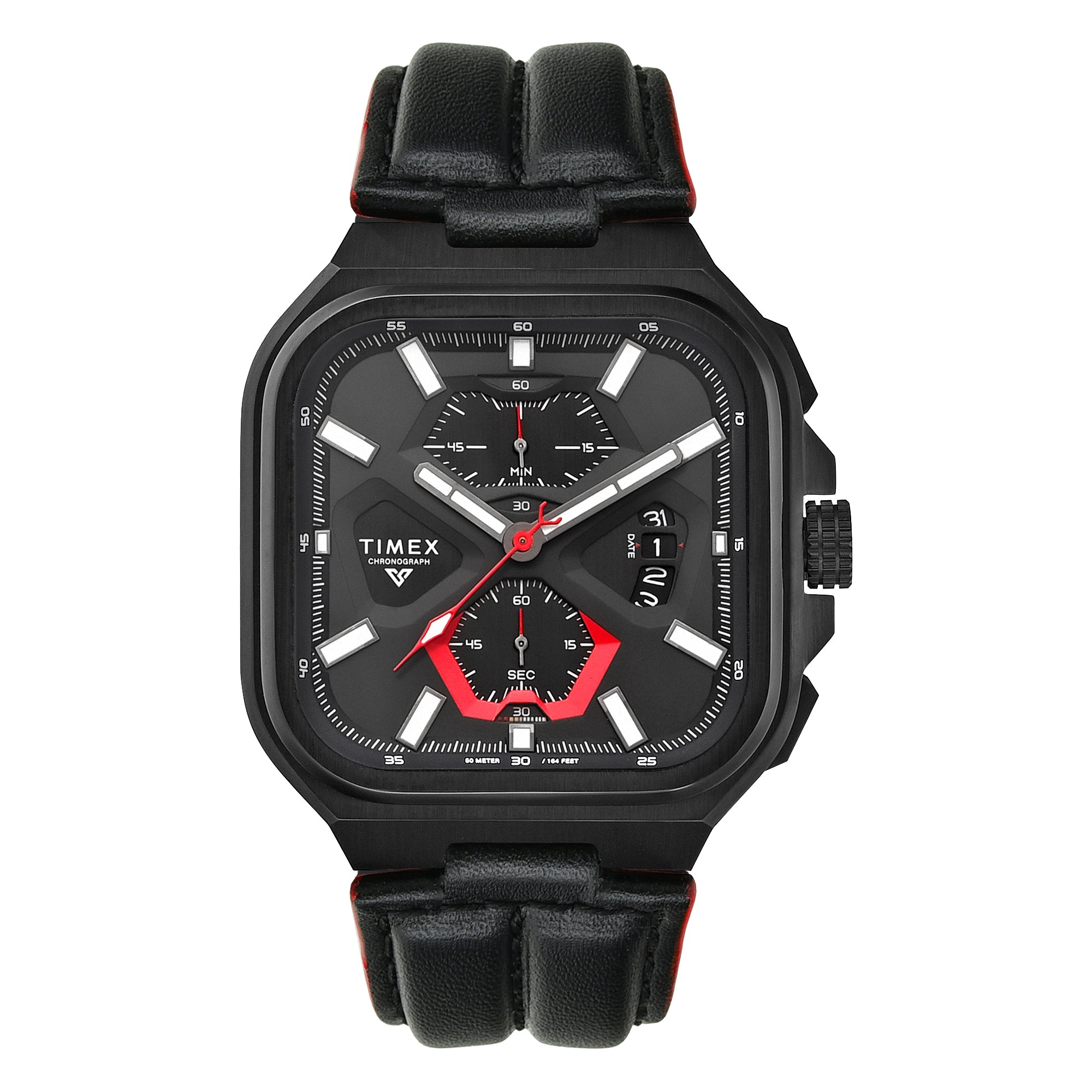 Timex Vector Square 21mm Black Dial Analog Men Watch - TWEG30900