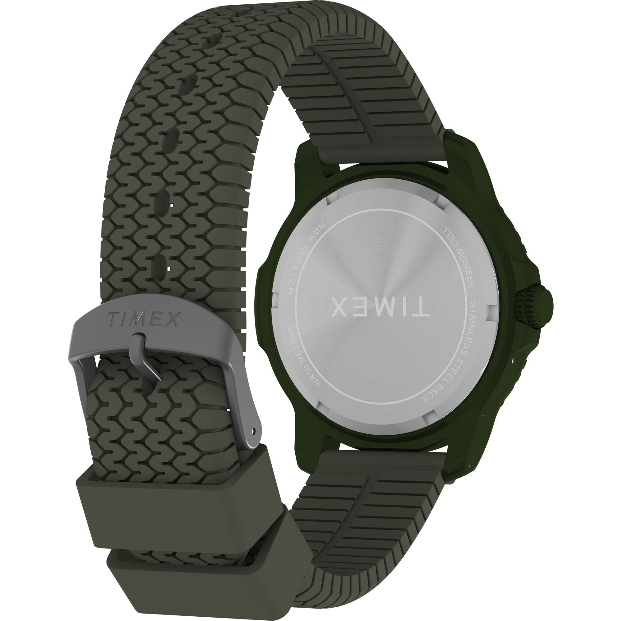 Timex Timberline Round 42mm Green Dial Analog Men Watch - TW4B34700UJ Watch Timex