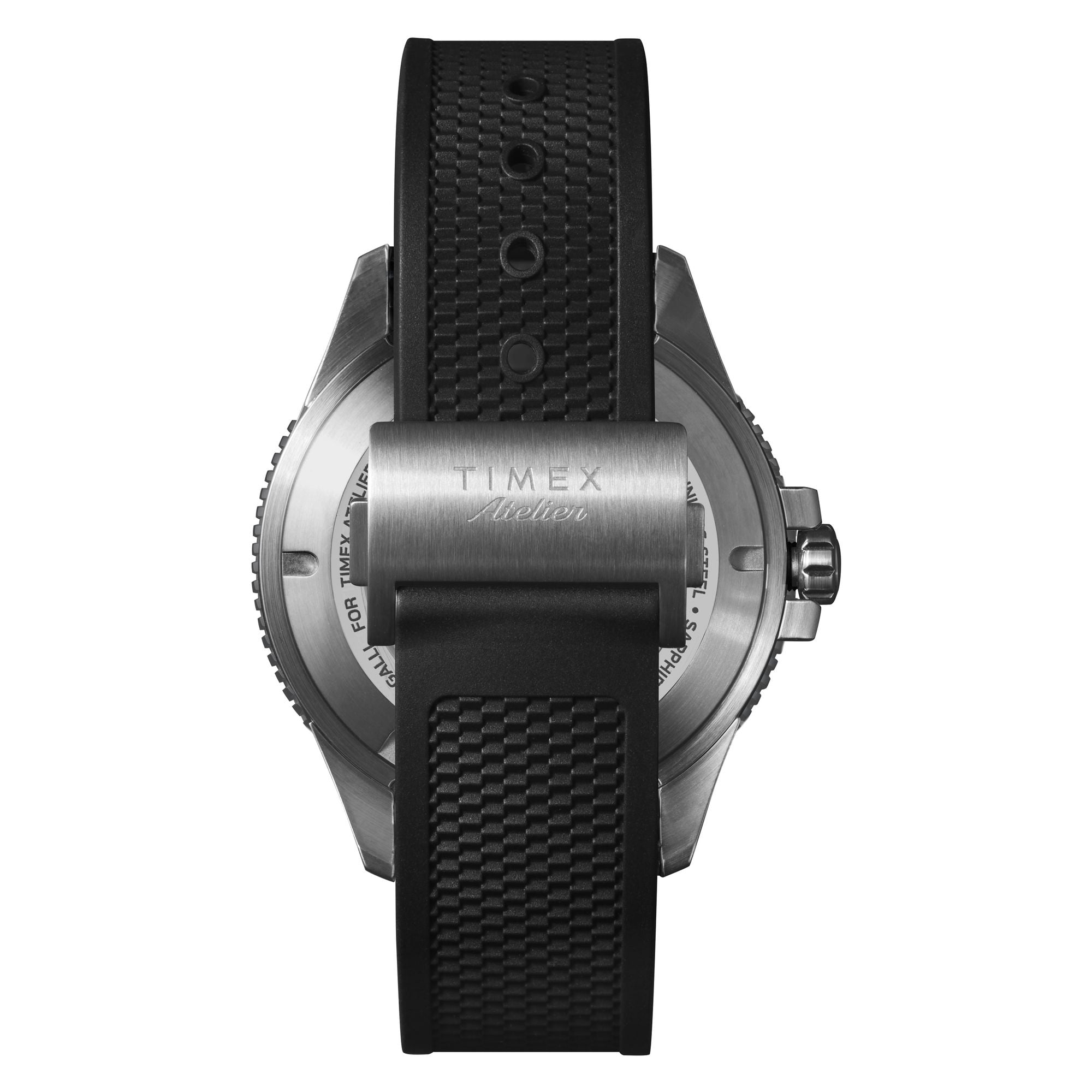 Timex Atelier Round 41mm Black Dial Mechanical Automatic Men Watch - TW2Y726004A