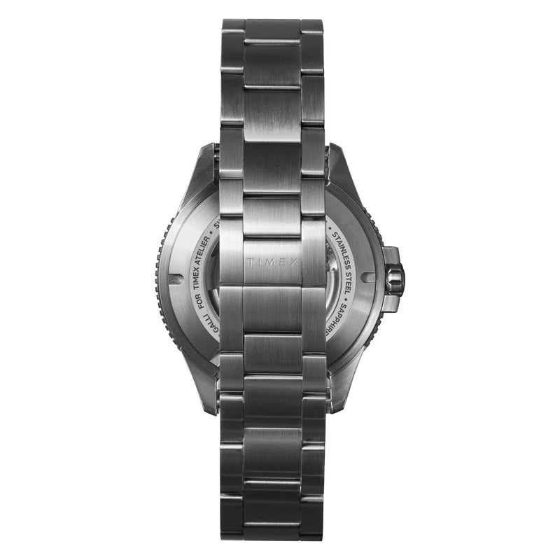 Timex Atelier Round 21mm Black Dial Mechanical Automatic Men Watch - TW2Y725004A Watch Timex