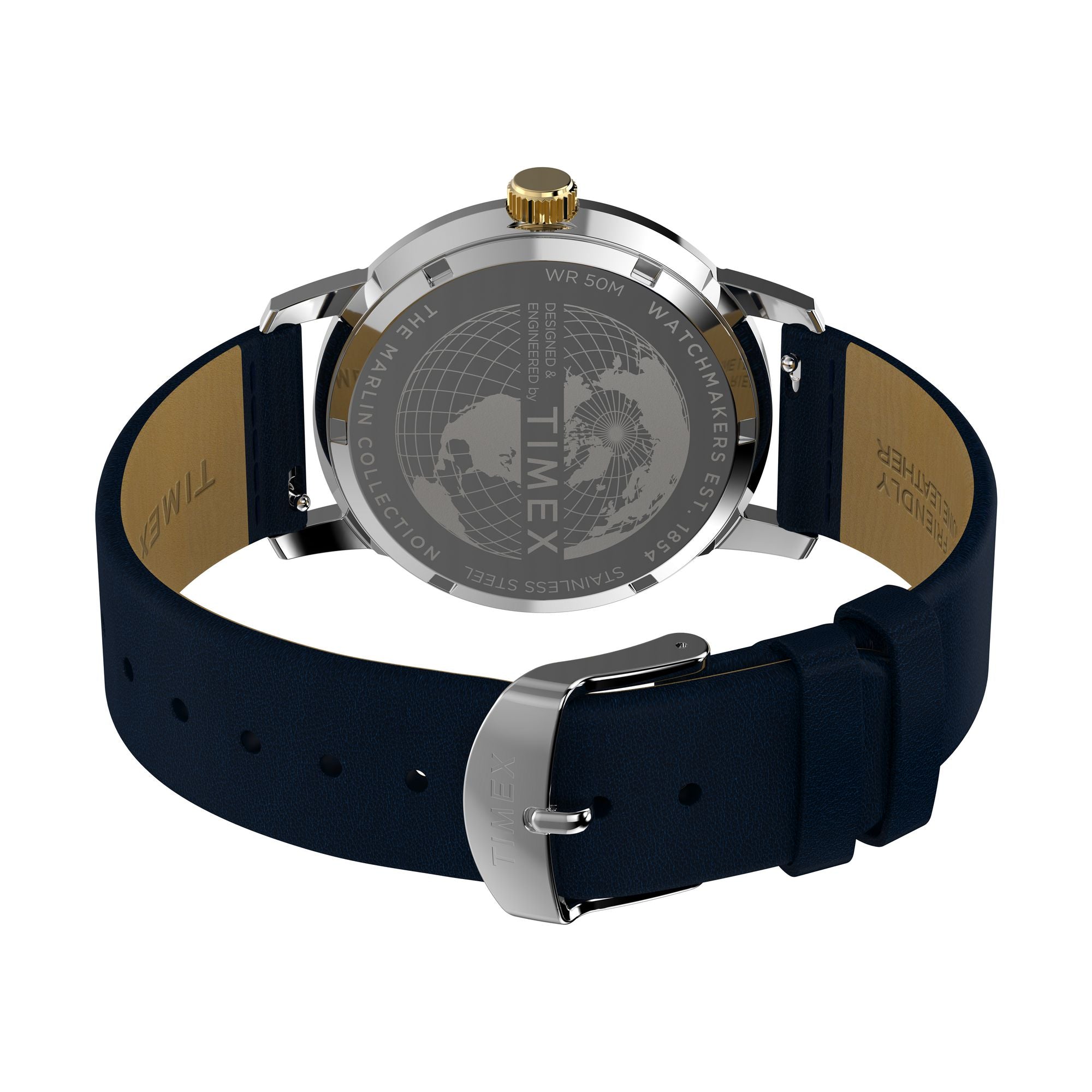 Timex Marlin Blue Round Quartz Men Watch