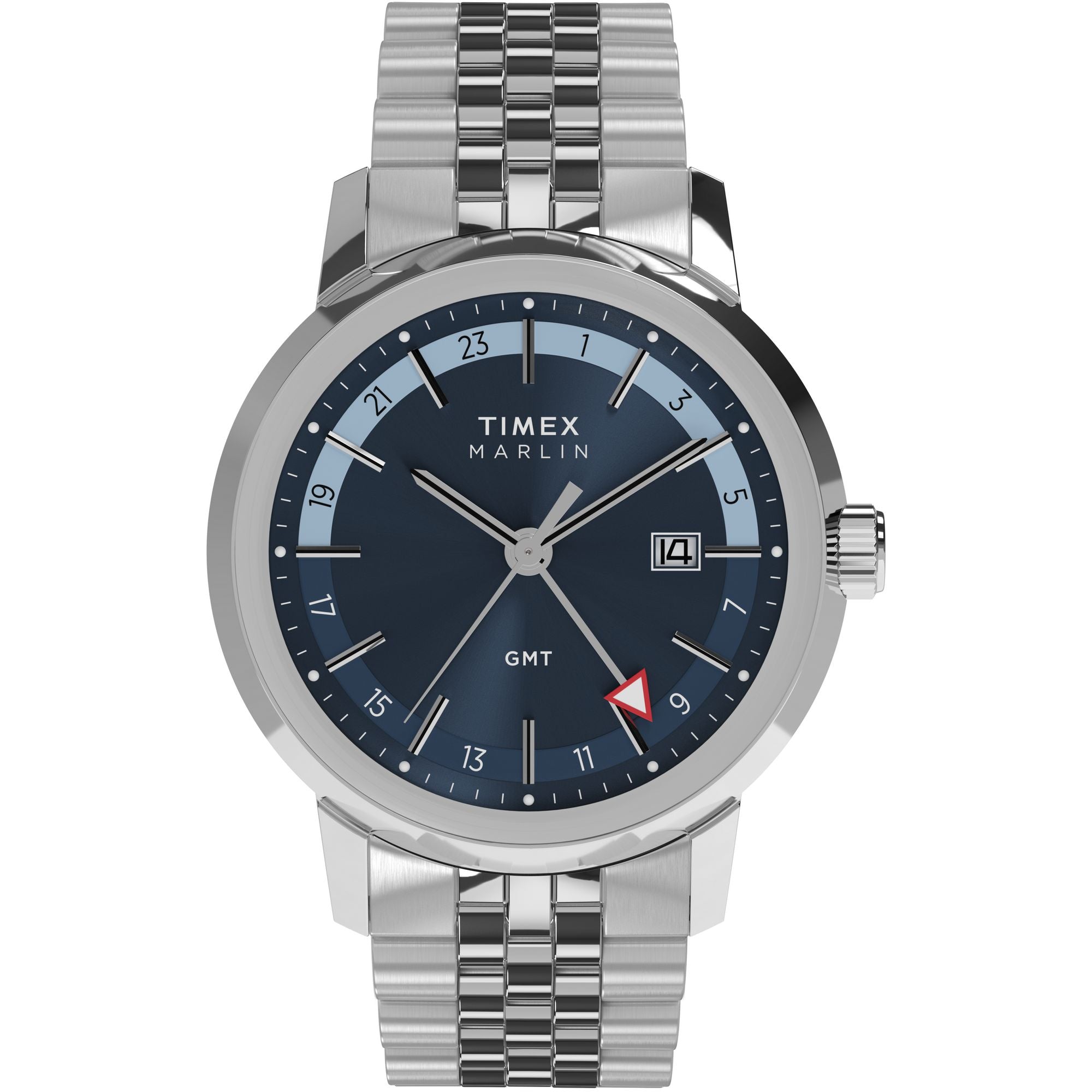 Timex Marlin Blue Round Quartz Men Watch