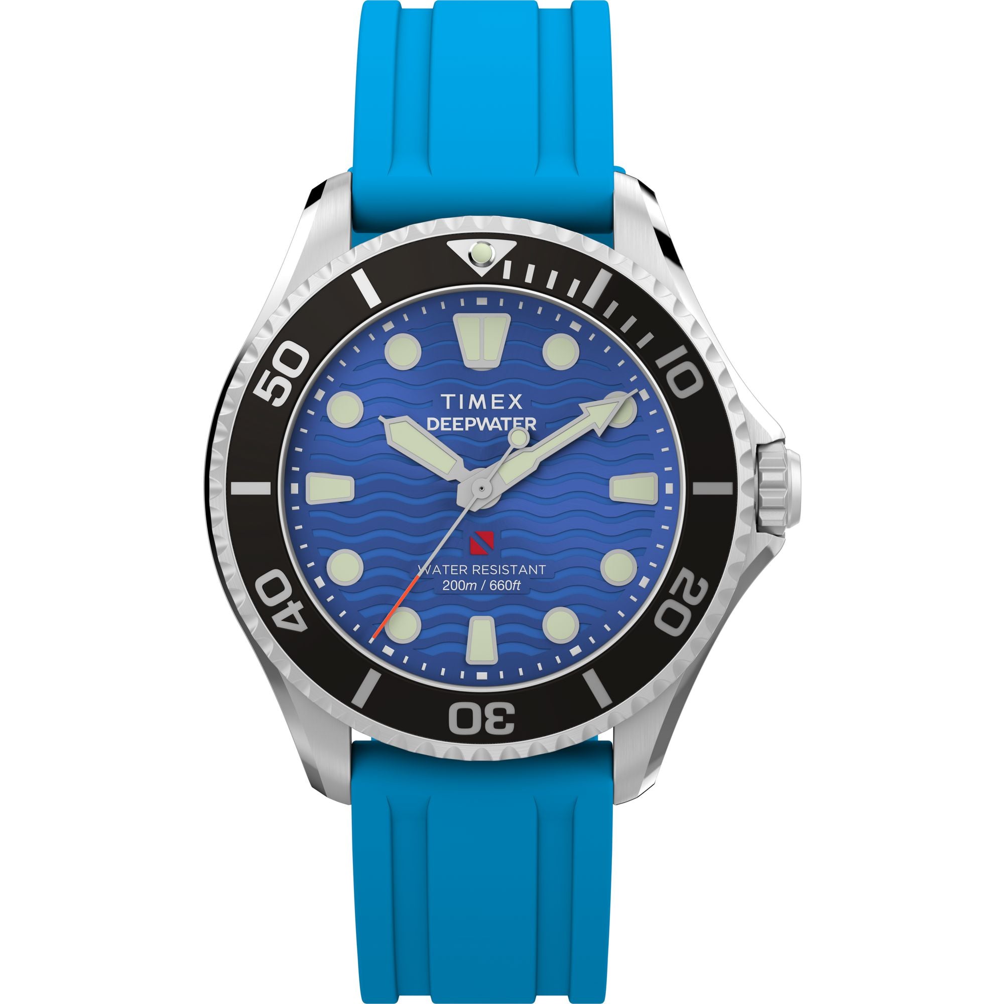 Timex Deep Water Meridian Blue Round Quartz Unisex Watch