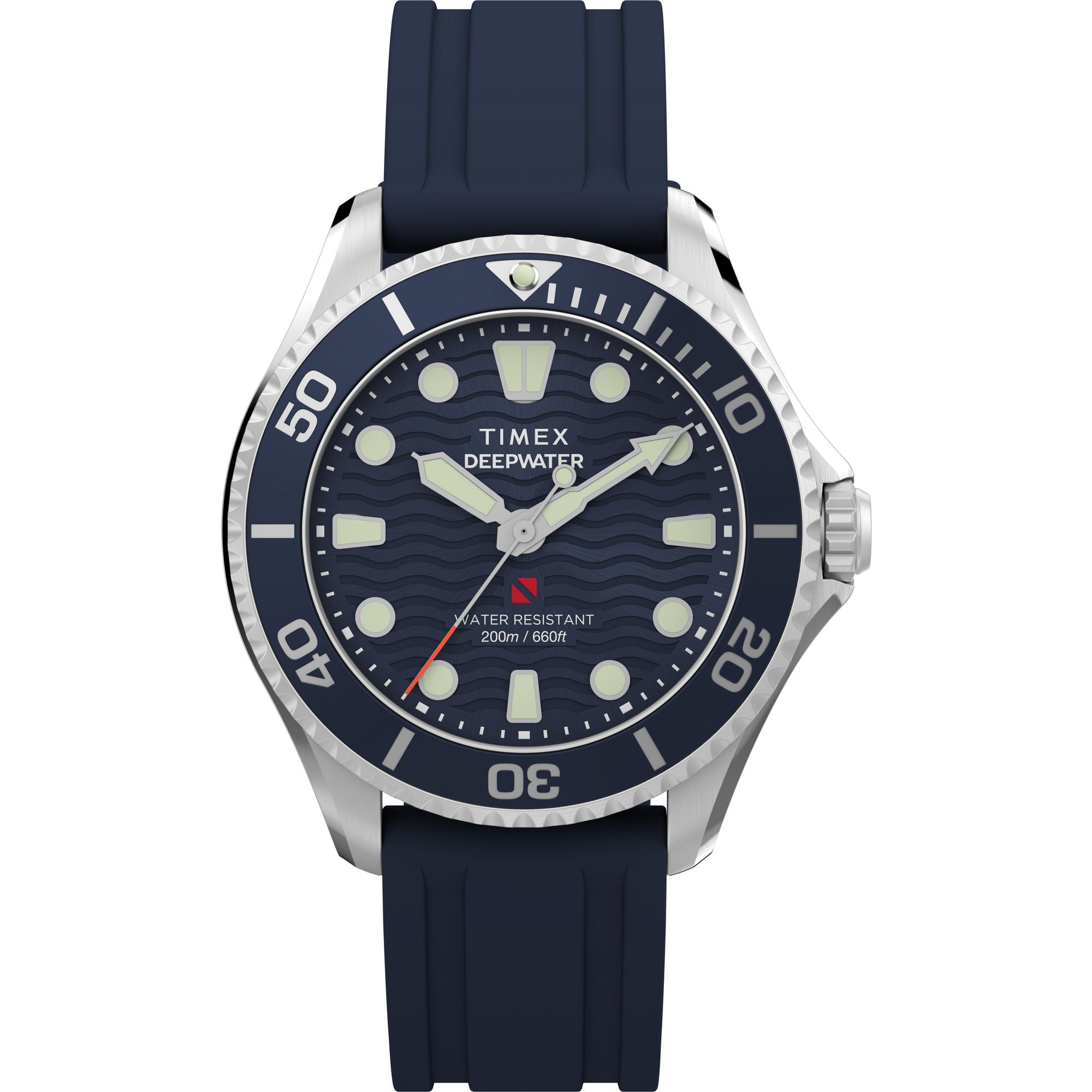 Timex Deep Water Meridian Blue Round Quartz Unisex Watch