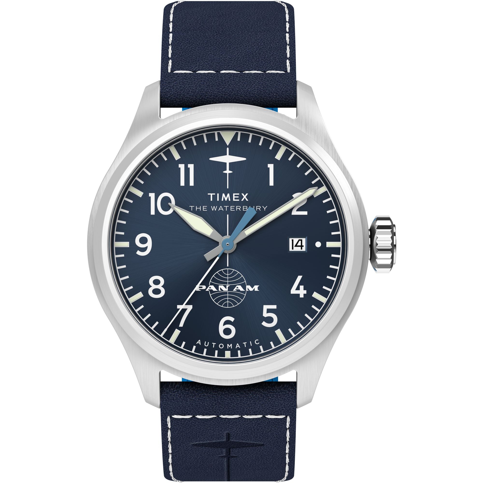 Timex Waterbury Traditional Blue Round Mechanical Automatic Men Watch