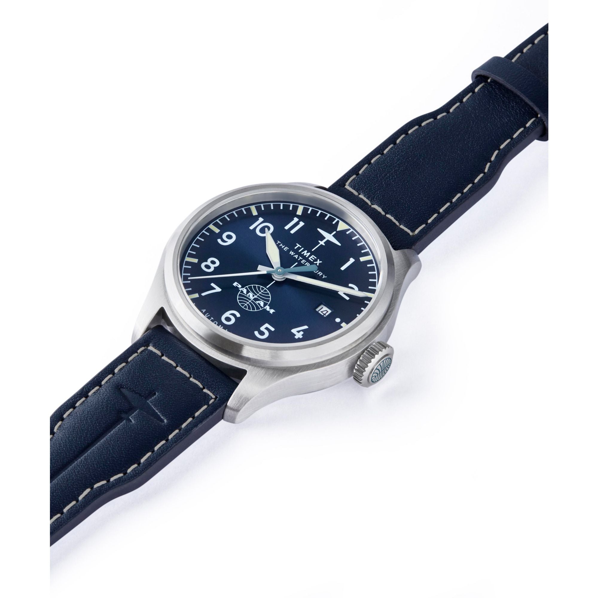 Timex Waterbury Traditional Blue Round Mechanical Automatic Men Watch