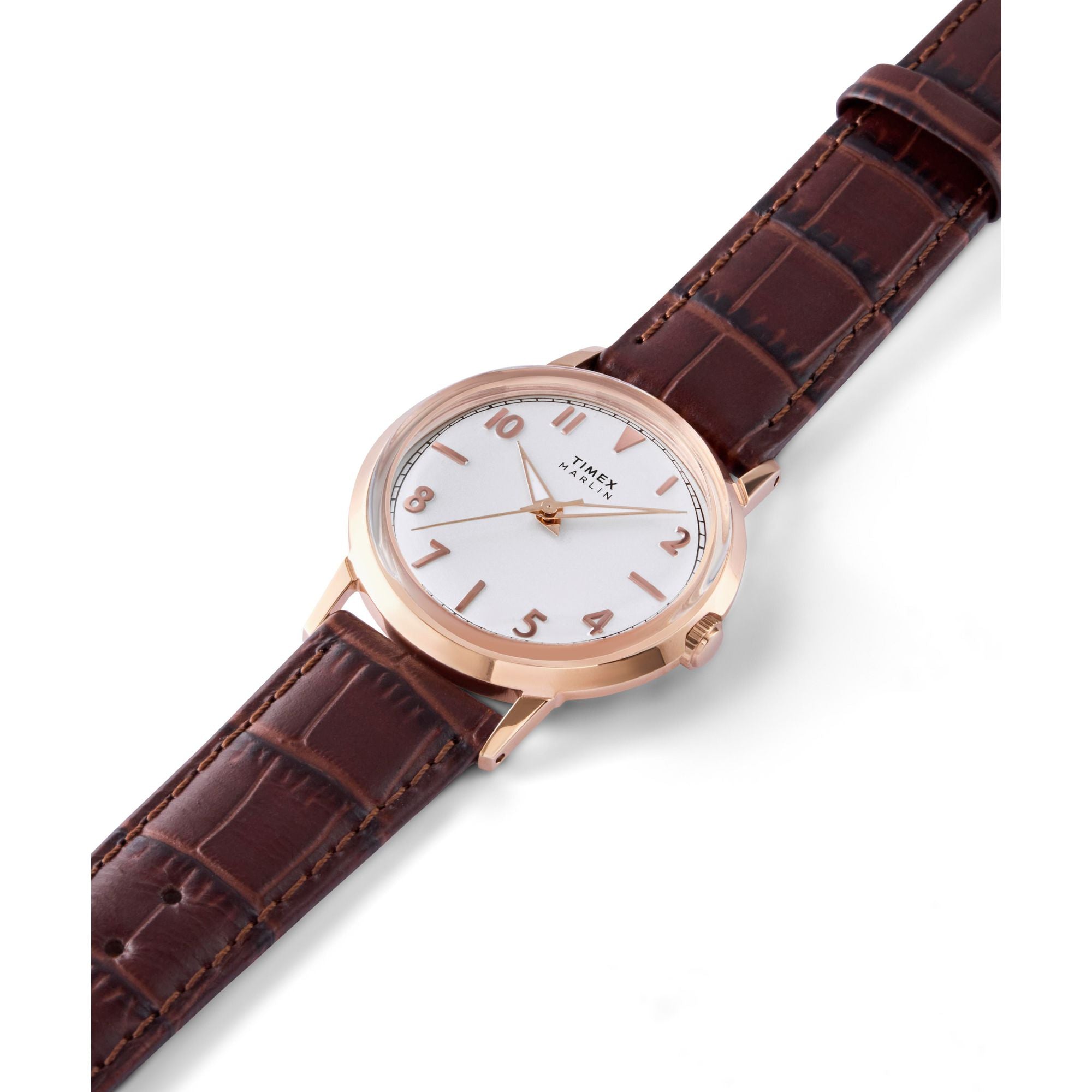 Timex Marlin Silver Round Quartz Unisex Watch