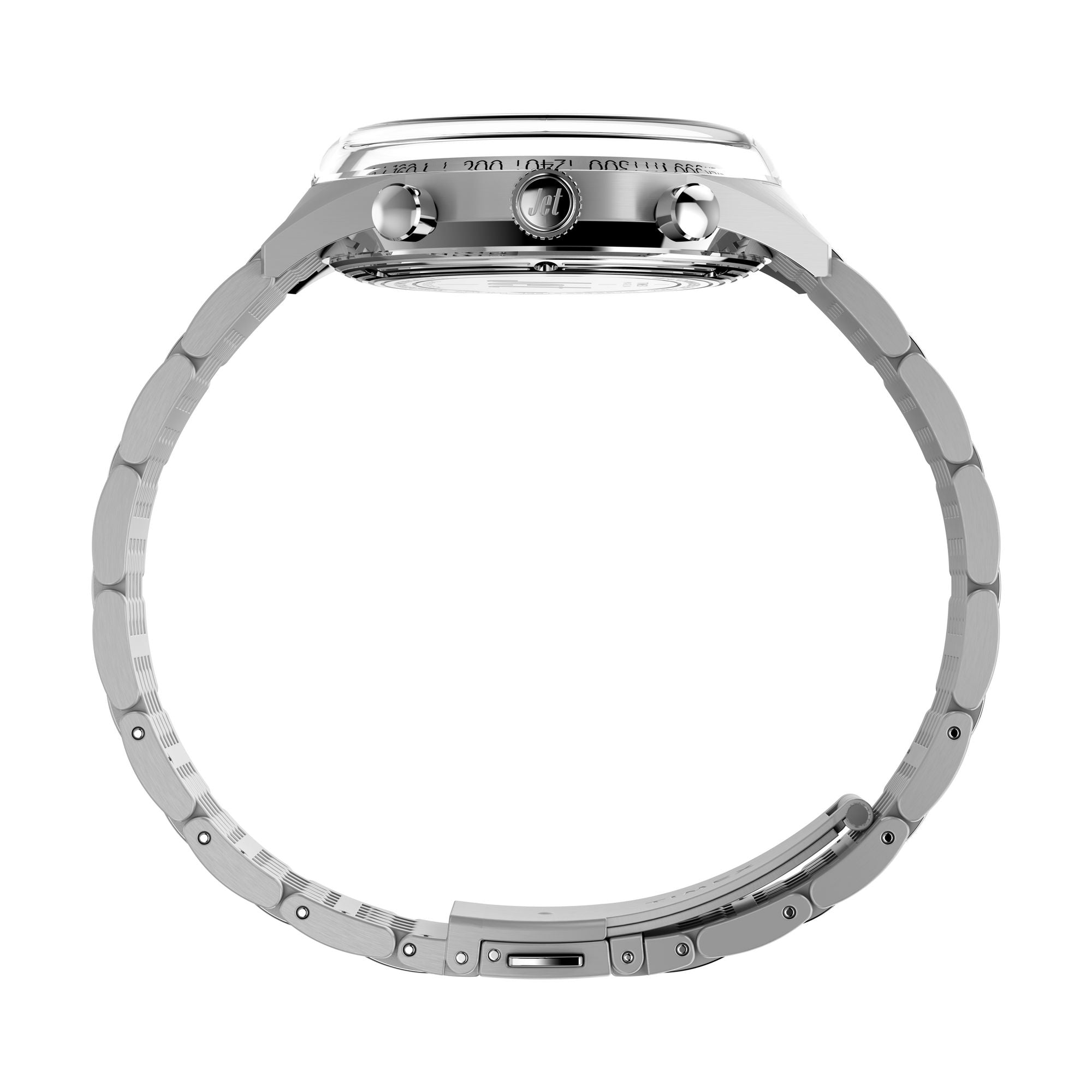 Timex Jet Silver Round Quartz Men Watch