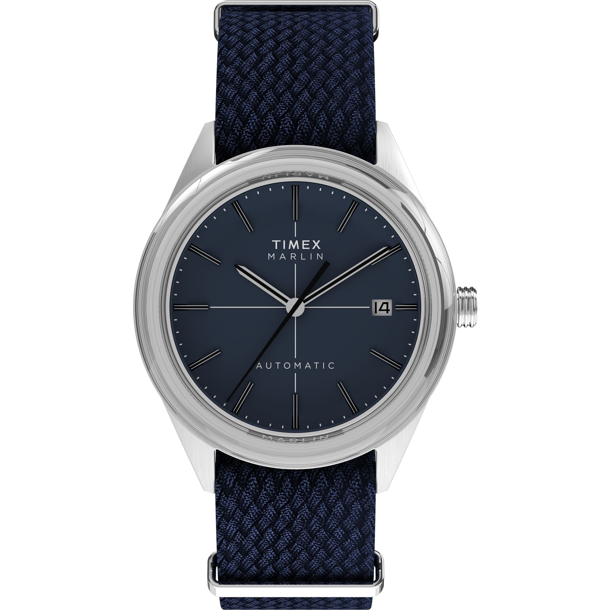 Timex Marlin Jet Blue Round Mechanical Automatic Men Watch