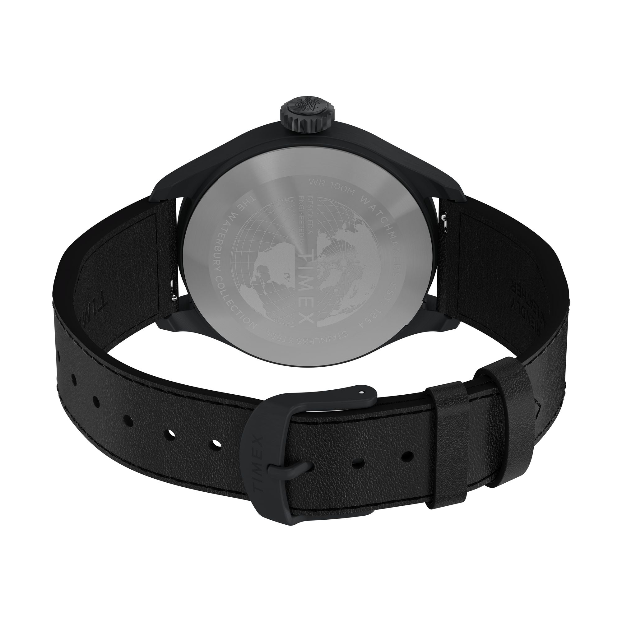 Timex Waterbury Round 21mm Black Dial Analog Men Watch - TW2Y18900UJ