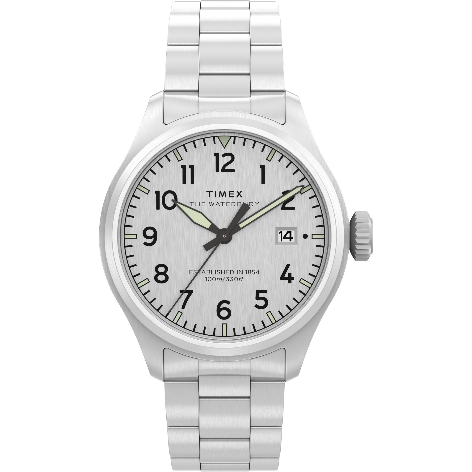 Timex Waterbury Traditional Silver Round Quartz Men Watch
