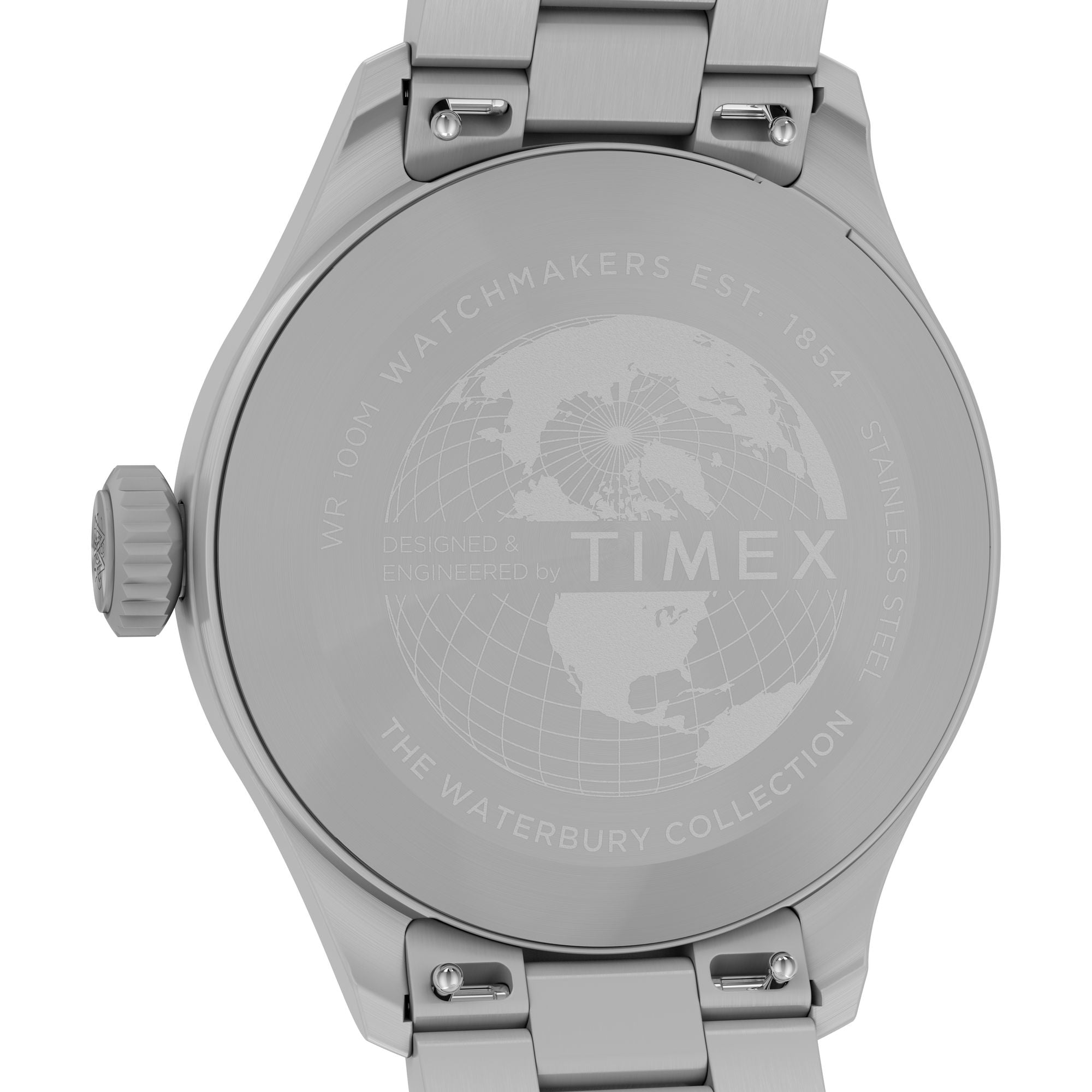 Timex Waterbury Traditional Silver Round Quartz Men Watch