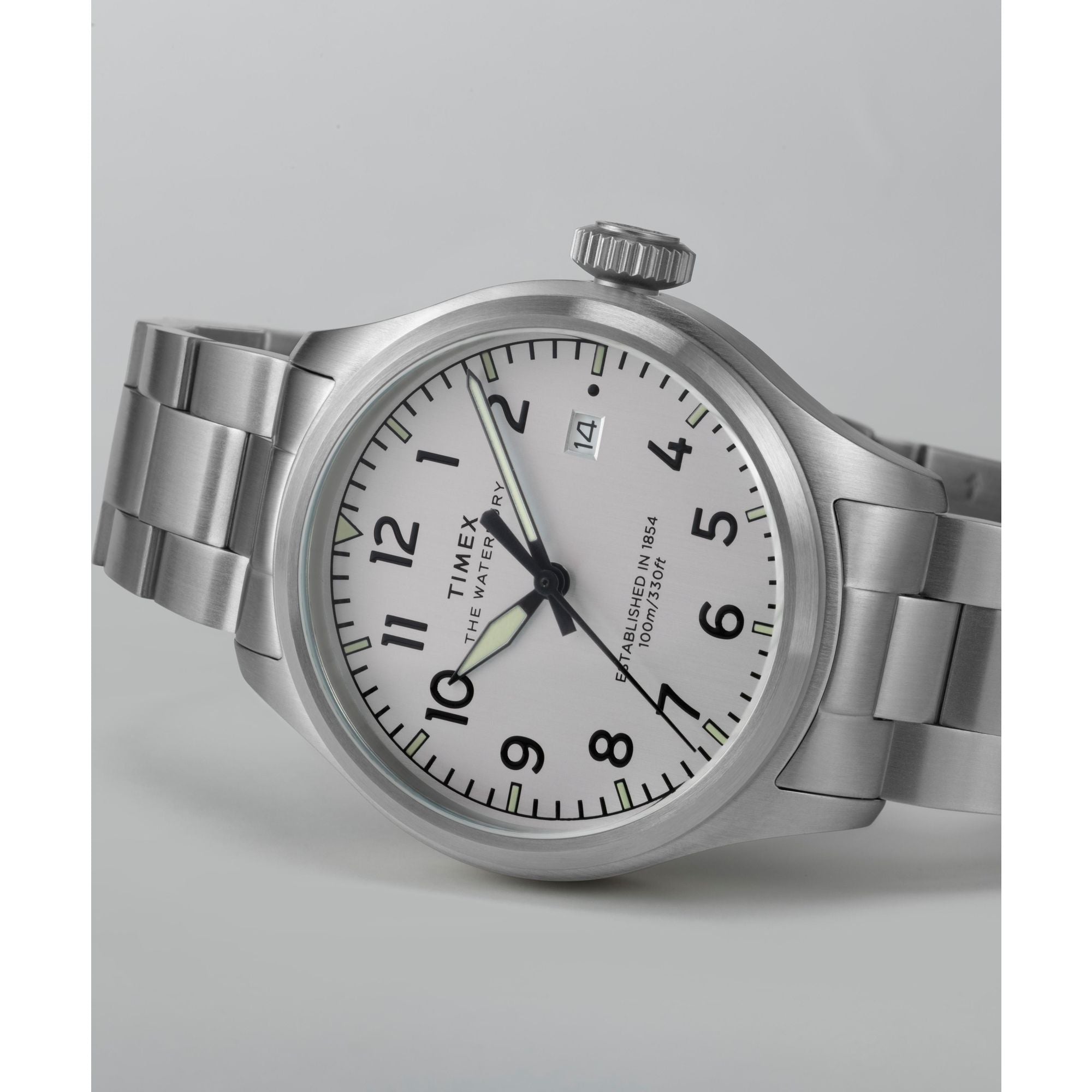 Timex Waterbury Traditional Silver Round Quartz Men Watch