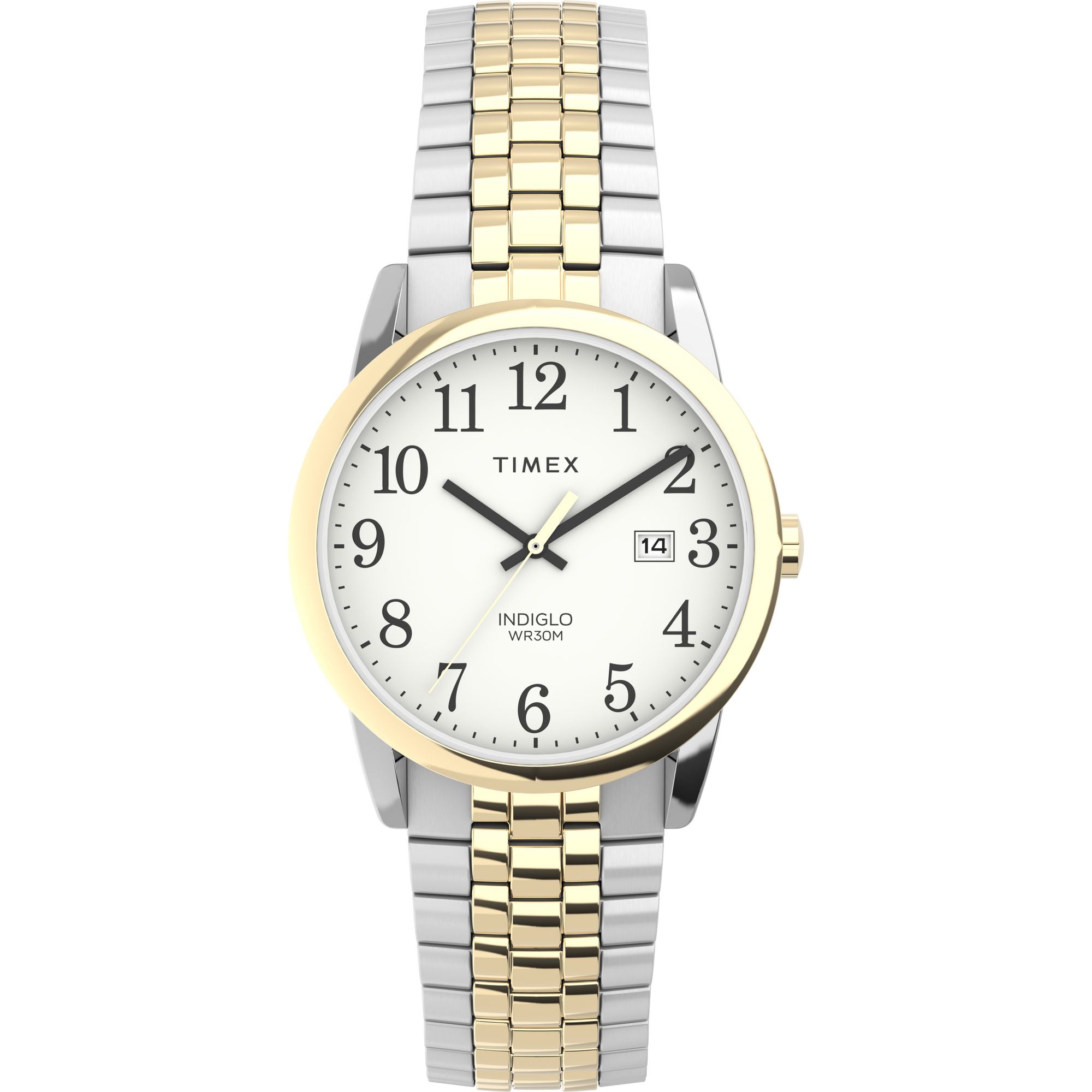 Timex Easy Reader Round 38mm White Dial Analog Men Watch - TW2V40100AP Watch Timex