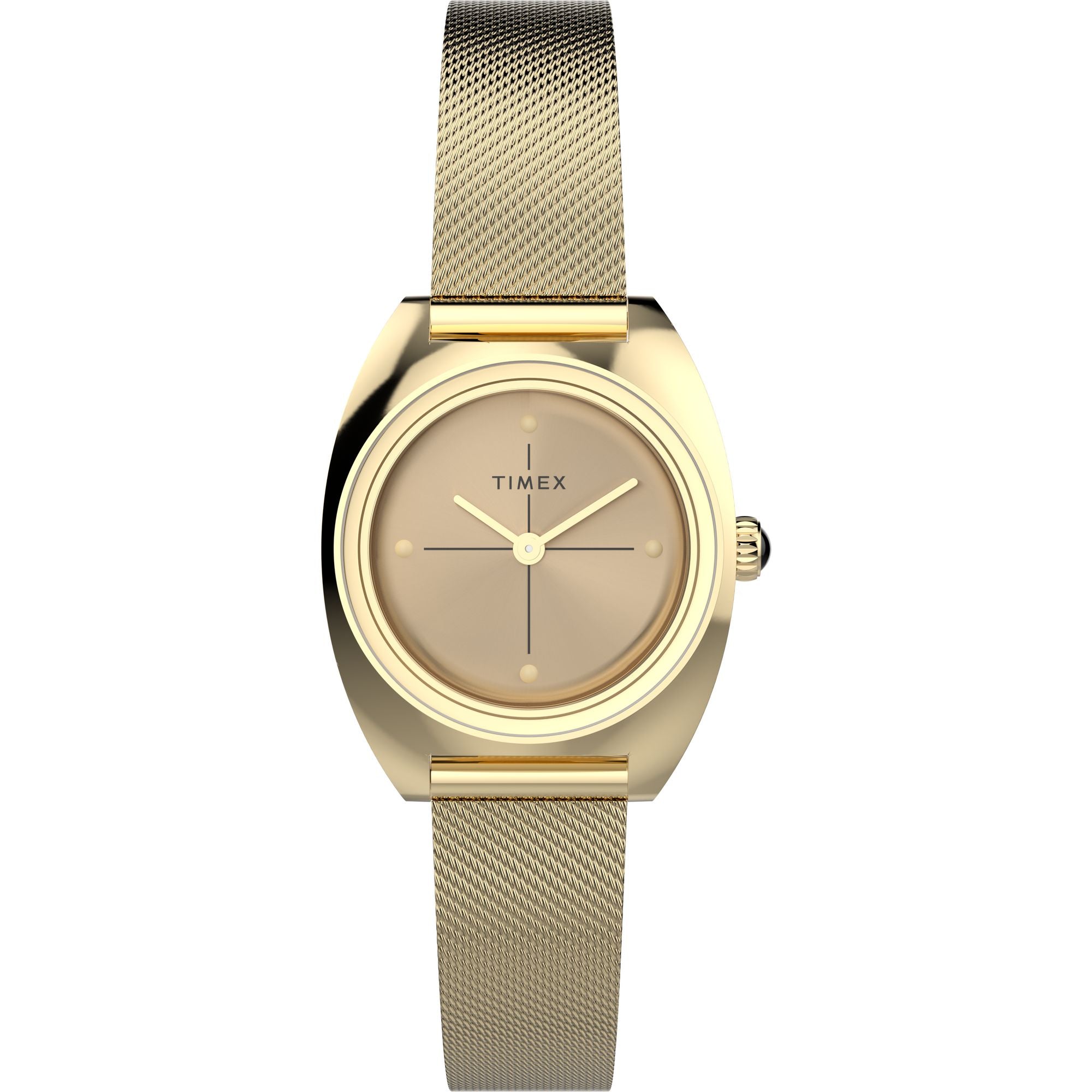 Timex Milano Gold-Tone Round Quartz Women Watch
