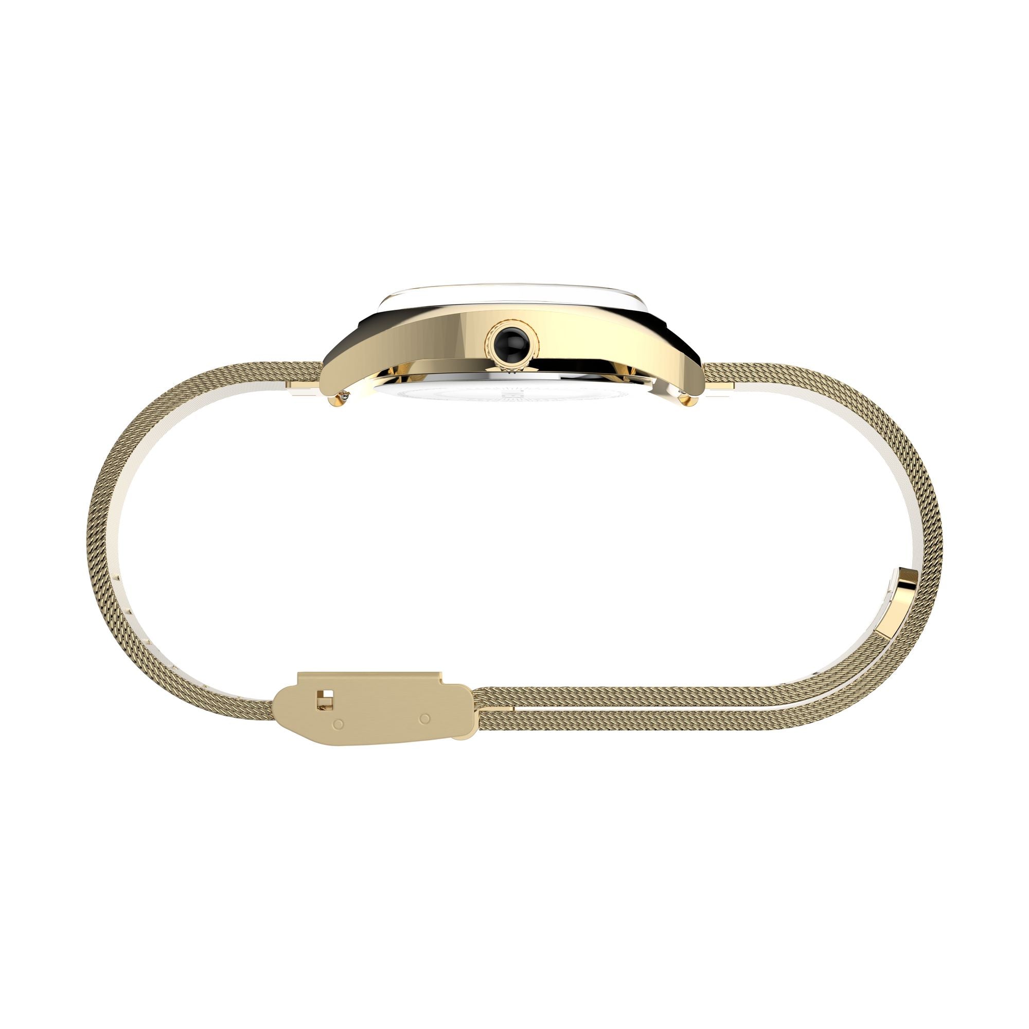 Timex Milano Gold-Tone Round Quartz Women Watch