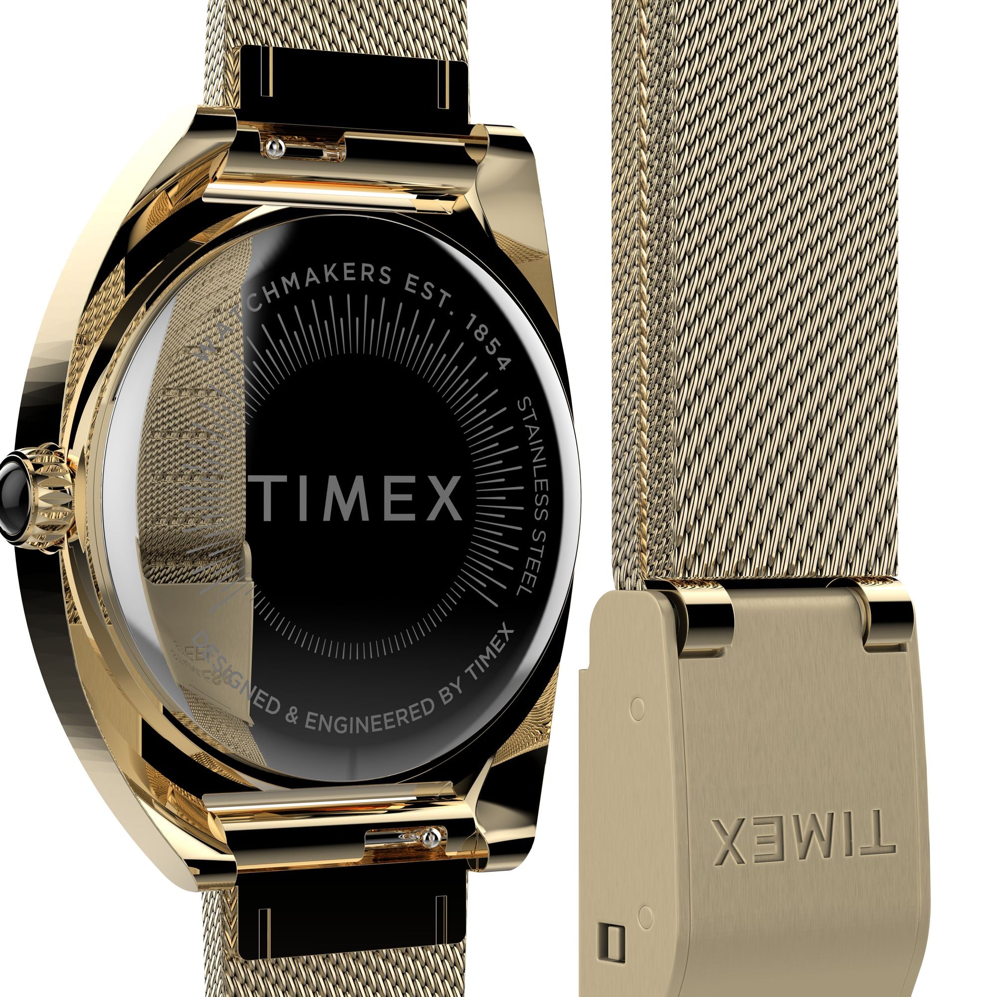 Timex Milano Gold-Tone Round Quartz Women Watch