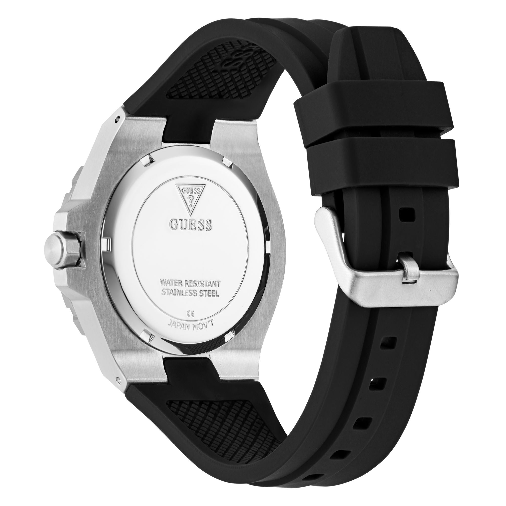 Guess Round 44mm Black Dial Analog Men Watch - GW0906G1 Watch Guess