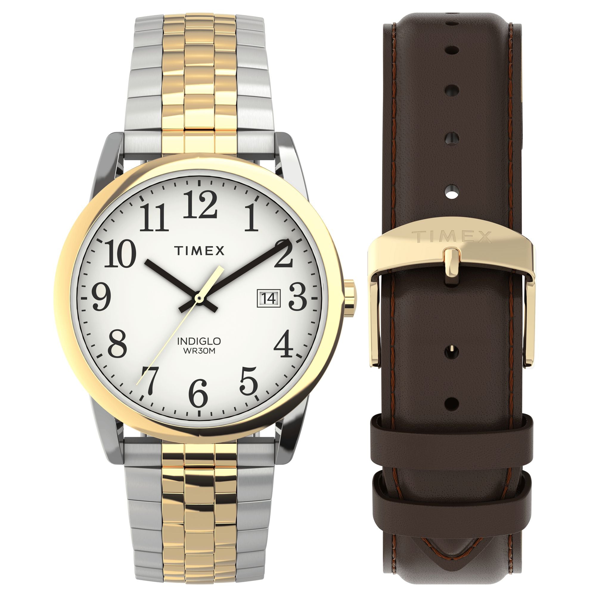 TIMEX White Round Dial Analog Men's Watch - TWG063100JQ Watch Timex