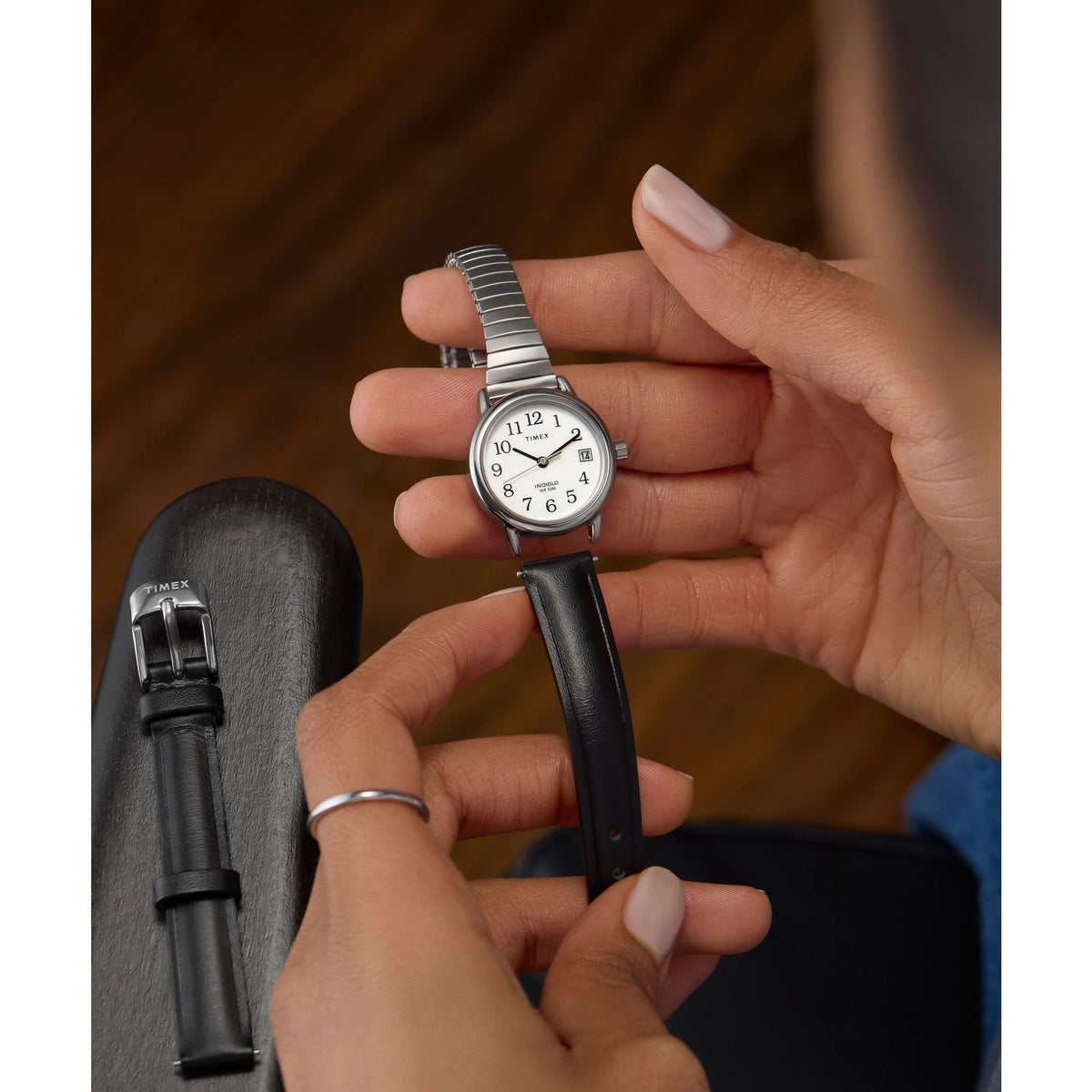 TIMEX White Round Dial Analog Women's Watch - TWG025200JQ