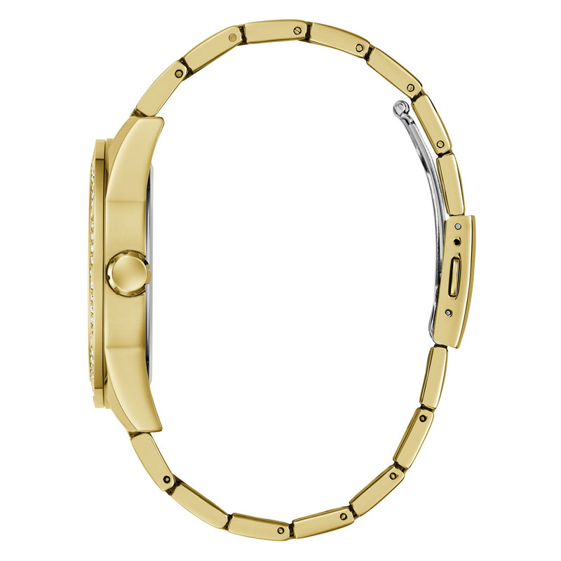 Guess Round 44mm Champagne Dial Analog Men Watch - GW1067G2 Watch Guess