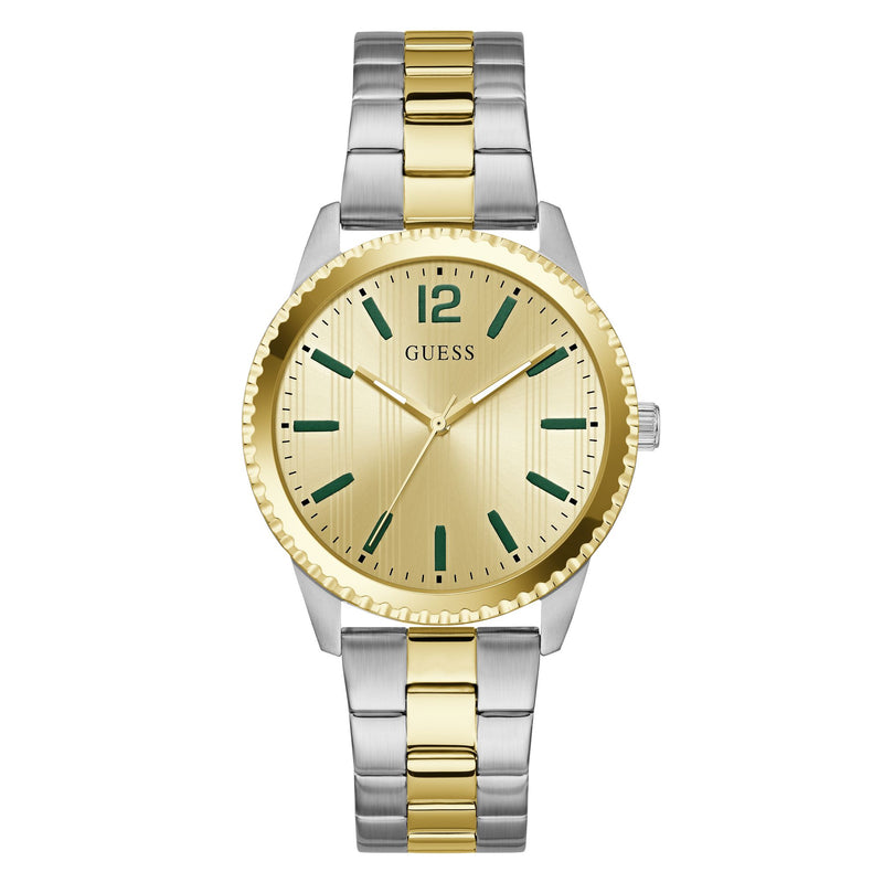 Guess Round 40mm Champagne Dial Analog Men Watch - GW1062G4 Watch Guess