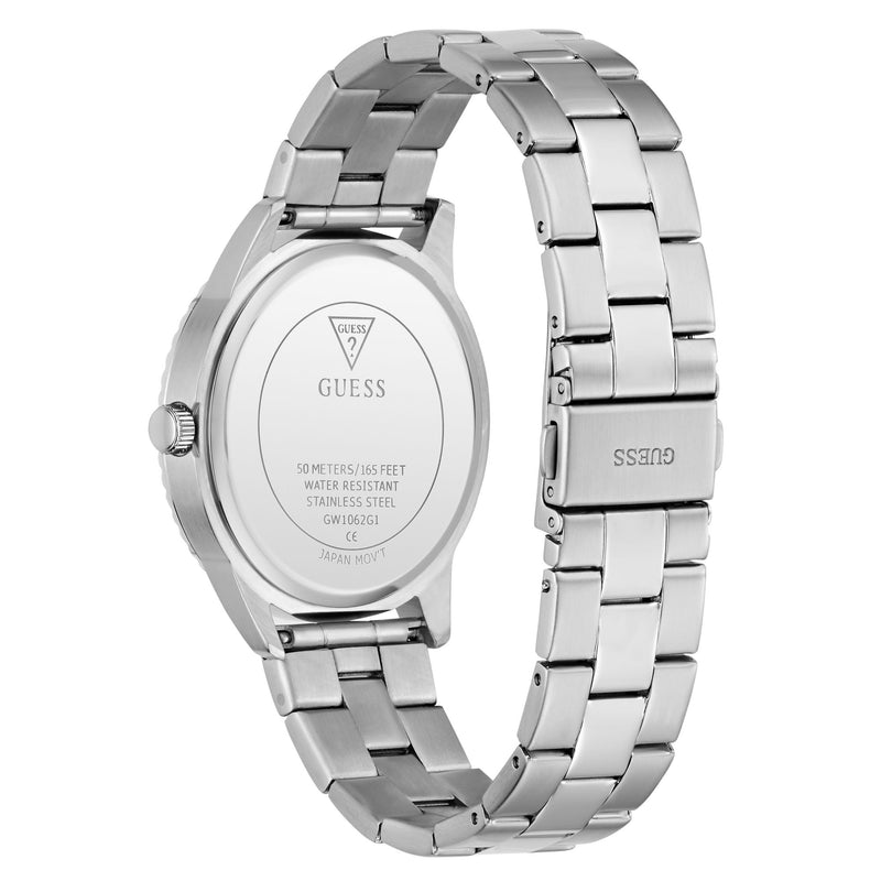 Guess Round 40mm Green Dial Analog Men Watch - GW1062G1 Watch Guess