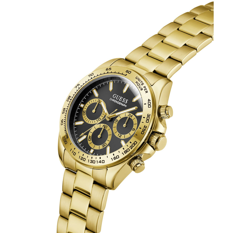 Guess Round 42mm Black Dial Analog Men Watch - GW1058G2 Watch Guess