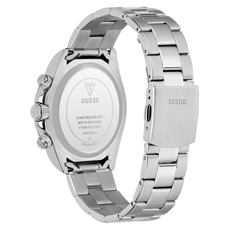 Guess Round 42mm Blue Dial Analog Men Watch - GW1058G1 Watch Guess
