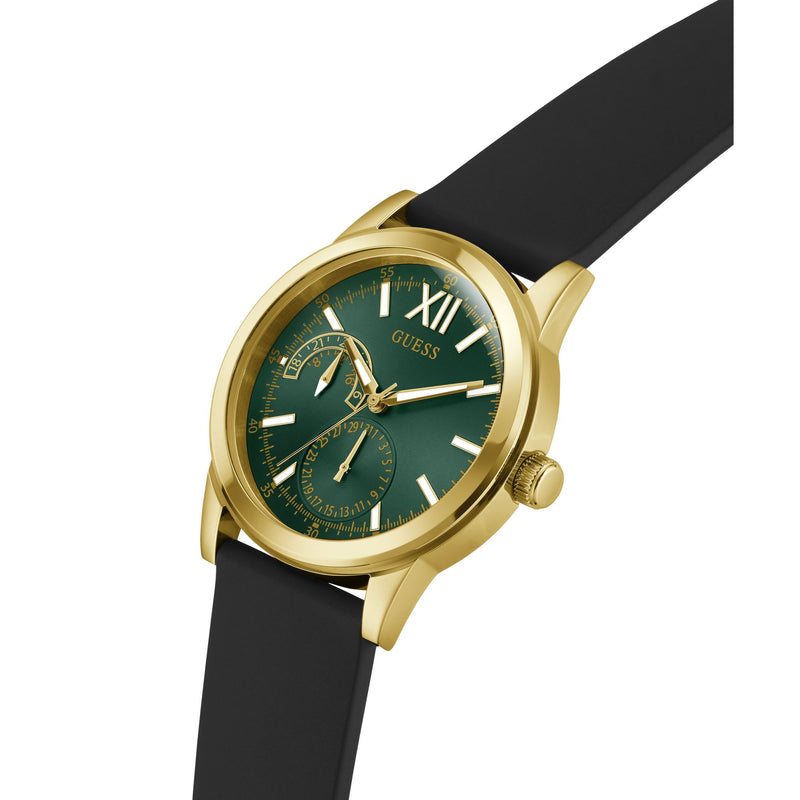Guess Round 42mm Green Dial Analog Men Watch - GW1056G2 Watch Guess