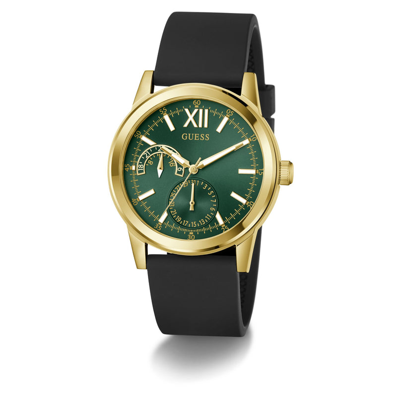 Guess Round 42mm Green Dial Analog Men Watch - GW1056G2 Watch Guess