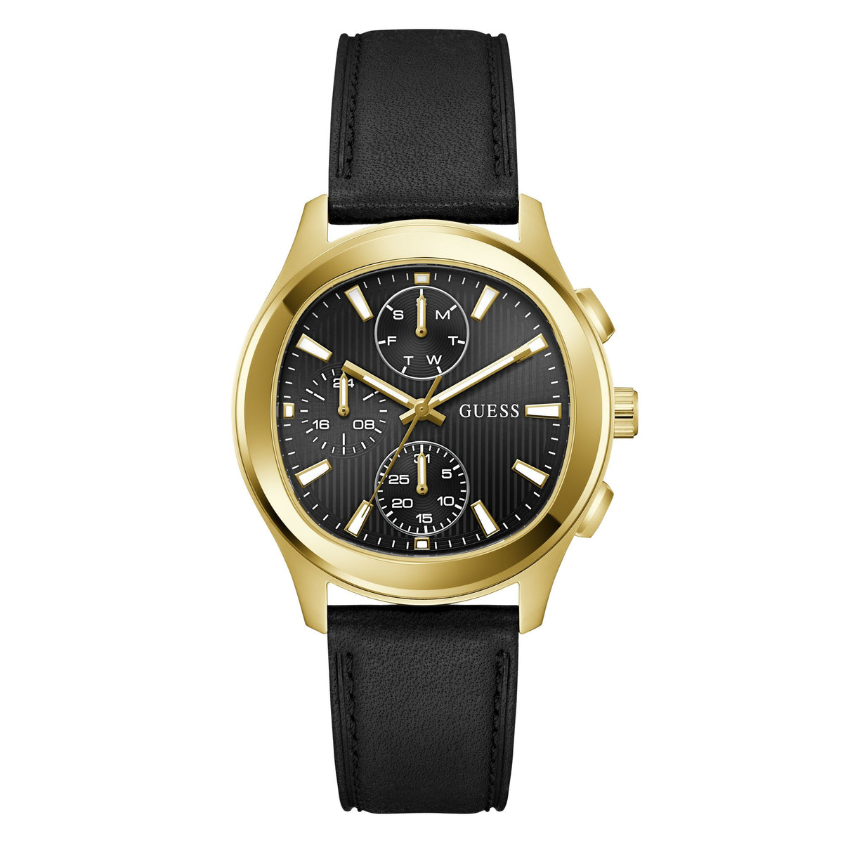 Guess Square 40mm Black Dial Analog Men Watch - GW1049G2
