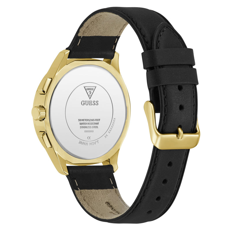 Guess Square 40mm Black Dial Analog Men Watch - GW1049G2 Watch Guess