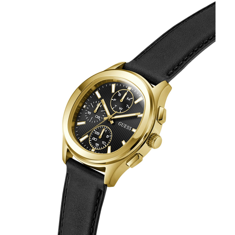 Guess Square 40mm Black Dial Analog Men Watch - GW1049G2 Watch Guess