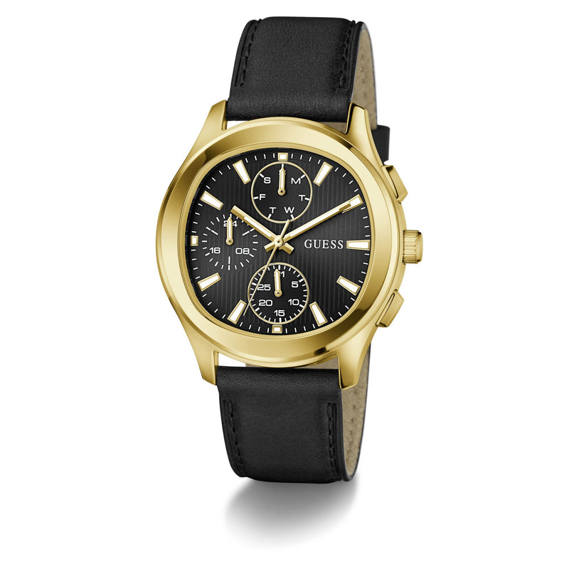 Guess Square 40mm Black Dial Analog Men Watch - GW1049G2 Watch Guess
