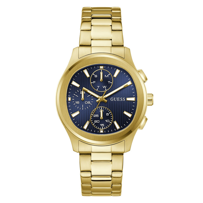 Guess Square 40mm Blue Dial Analog Men Watch - GW1048G2 Watch Guess