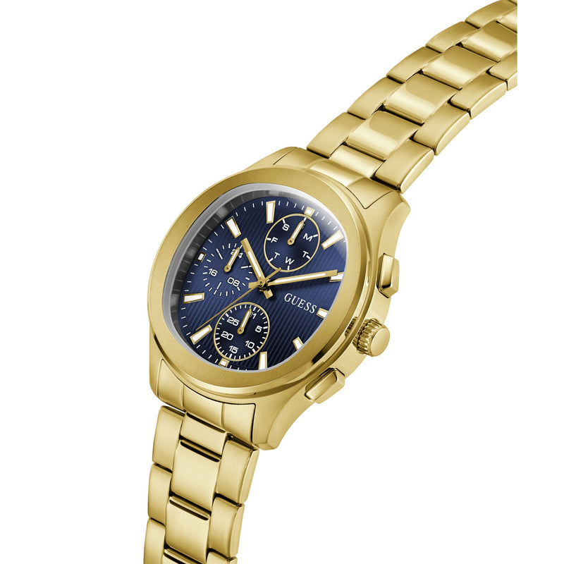 Guess Square 40mm Blue Dial Analog Men Watch - GW1048G2 Watch Guess