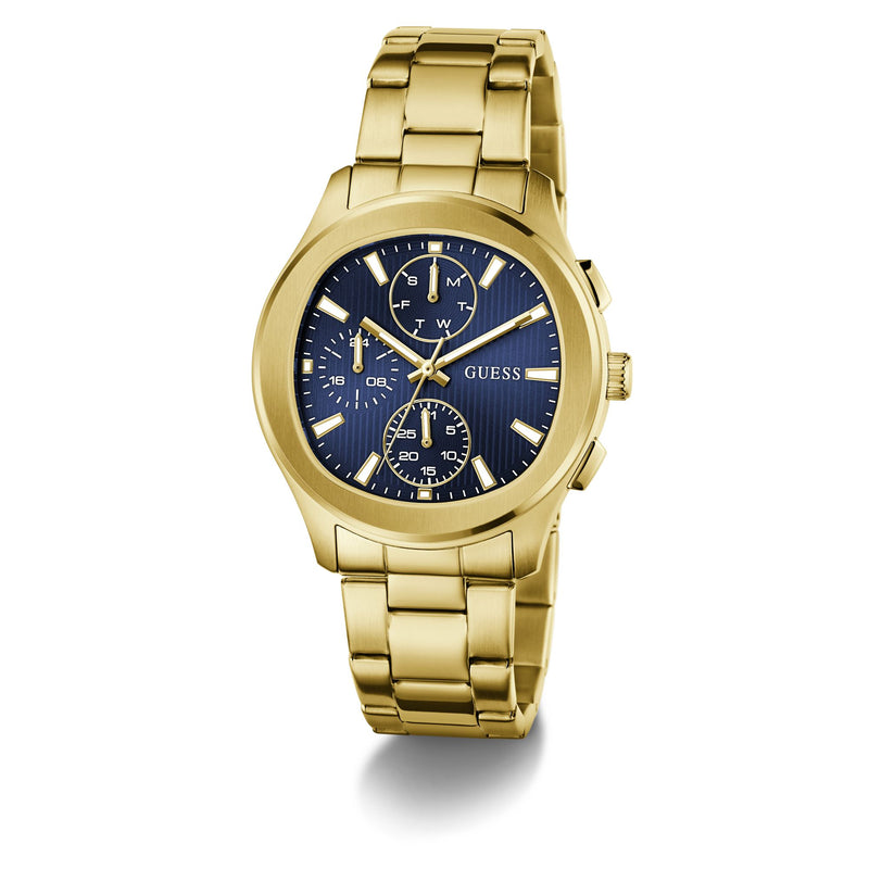Guess Square 40mm Blue Dial Analog Men Watch - GW1048G2 Watch Guess